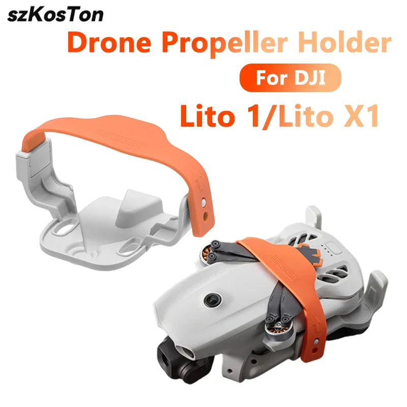 Drone Propeller Guard - ตัวยึดใบพัดสำหรับ Lito 1/Lito X1 อุปกรณ์ป้องกันใบพัดแบบยึดติด สายรัดยึดใบพัด