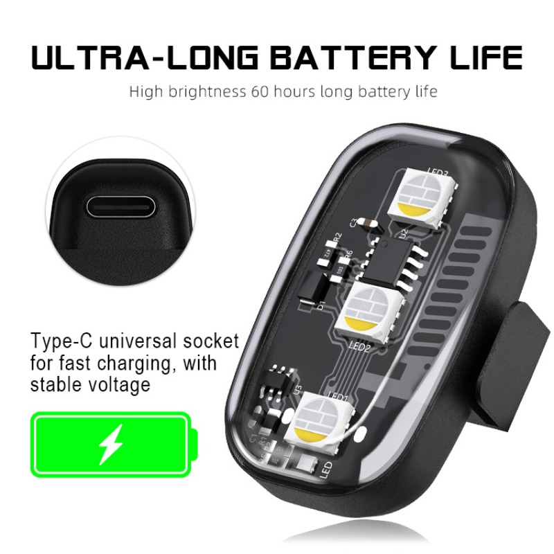 ไฟสโตรบ LED RGB สำหรับมอเตอร์ไ - Drone Led Light บทวิจารณ์และราคา